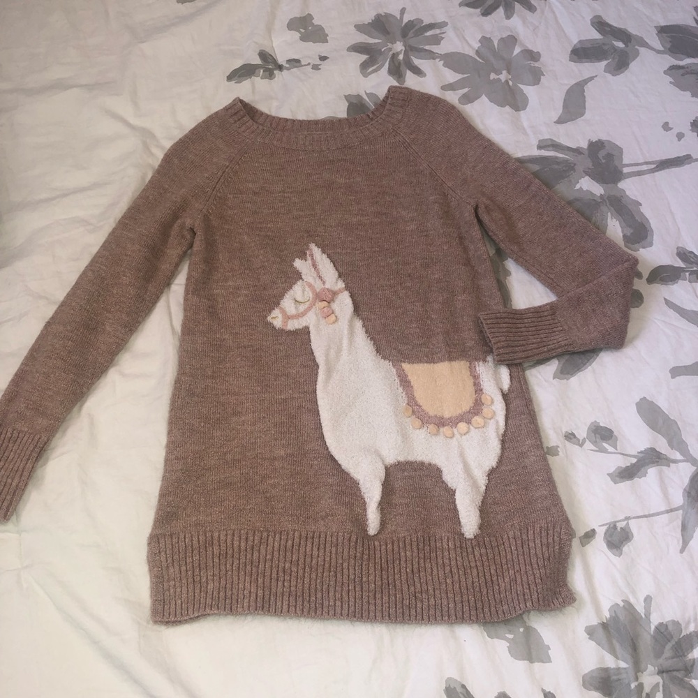 Llama Sweater